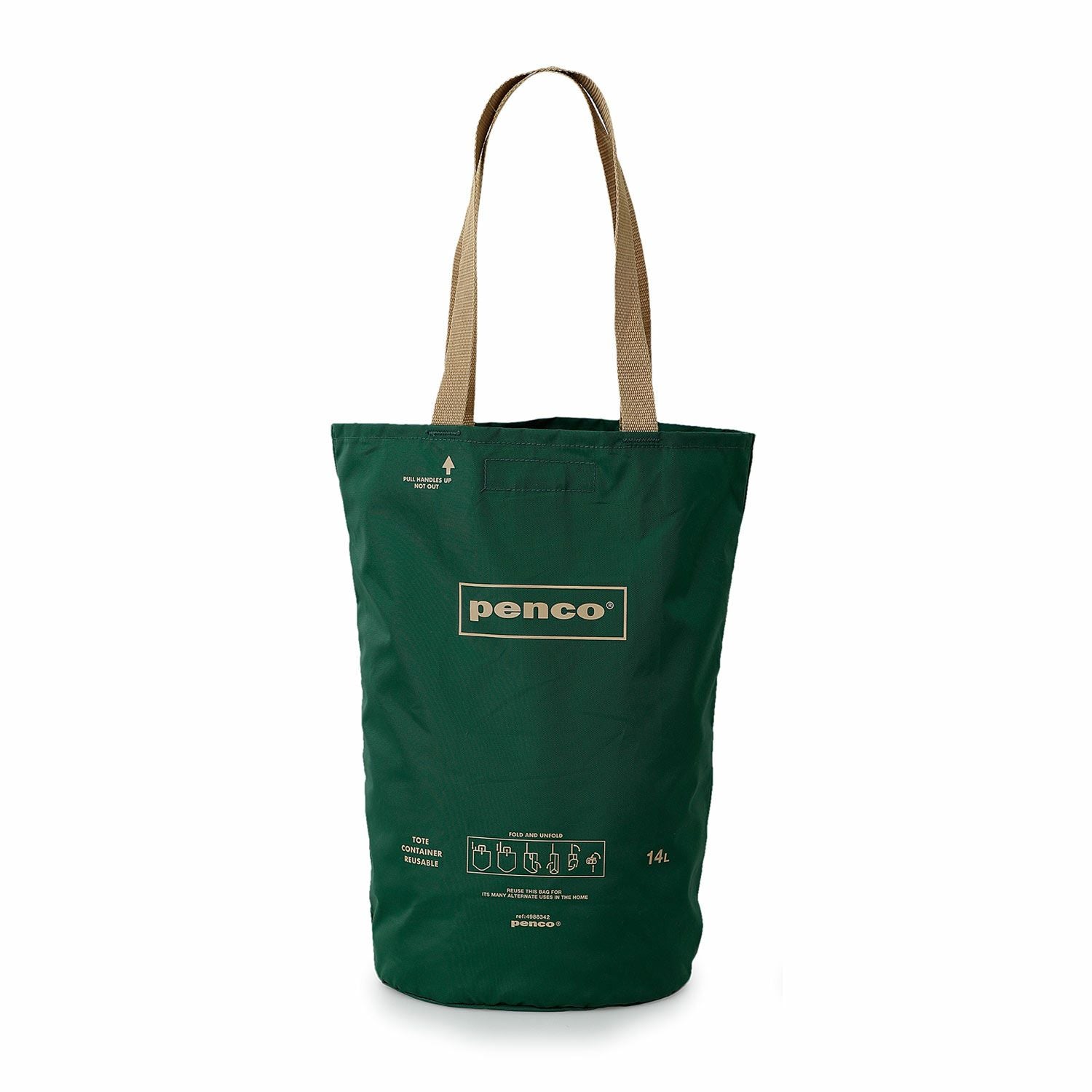 Penco : Bucket Tote (Packable) : Dark Green