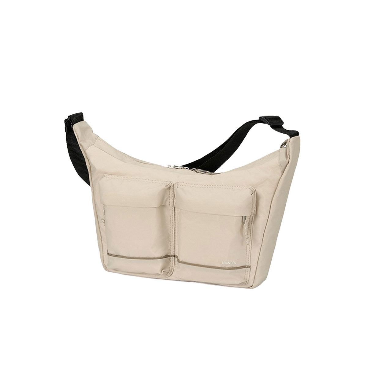 Branden : Safe Cross Body Bag L (RFID) : White