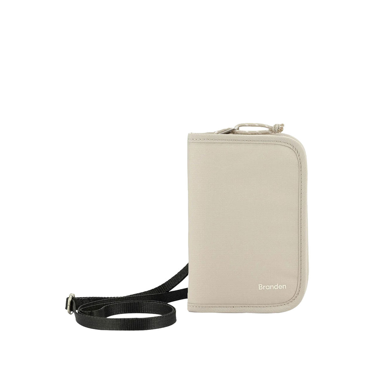 Branden : Safe Cross Wallet Bag (RFID) : Light Beige