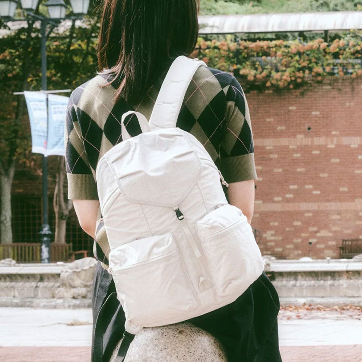 Branden : Safe Plus Backpack (Anti-Theft) 19L-30L : Warm Grey