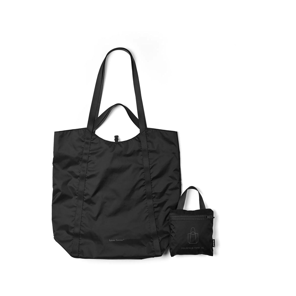 Fyber Forma : Foldpack Tote 18L : Black