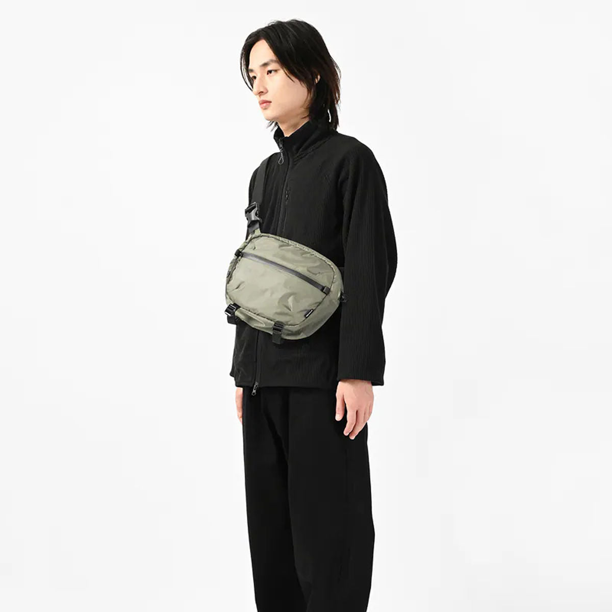 Fyber Forma : MS1 Crossbody Bag : Khaki Green