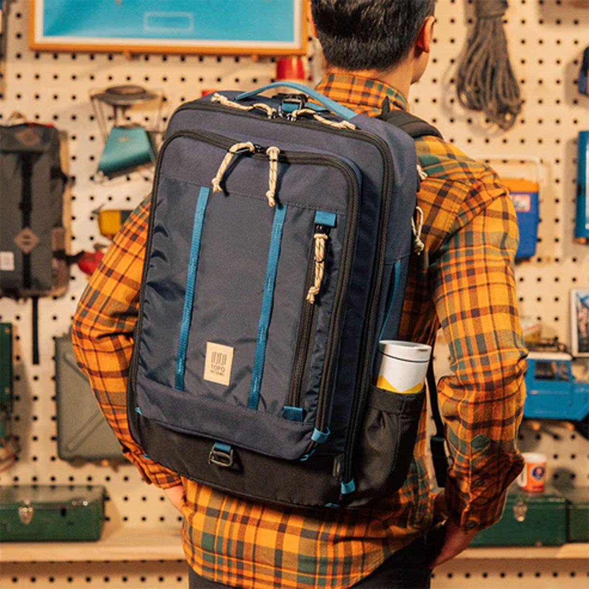 Topo Designs : Global Travel Bag 30L : Navy/Sahara