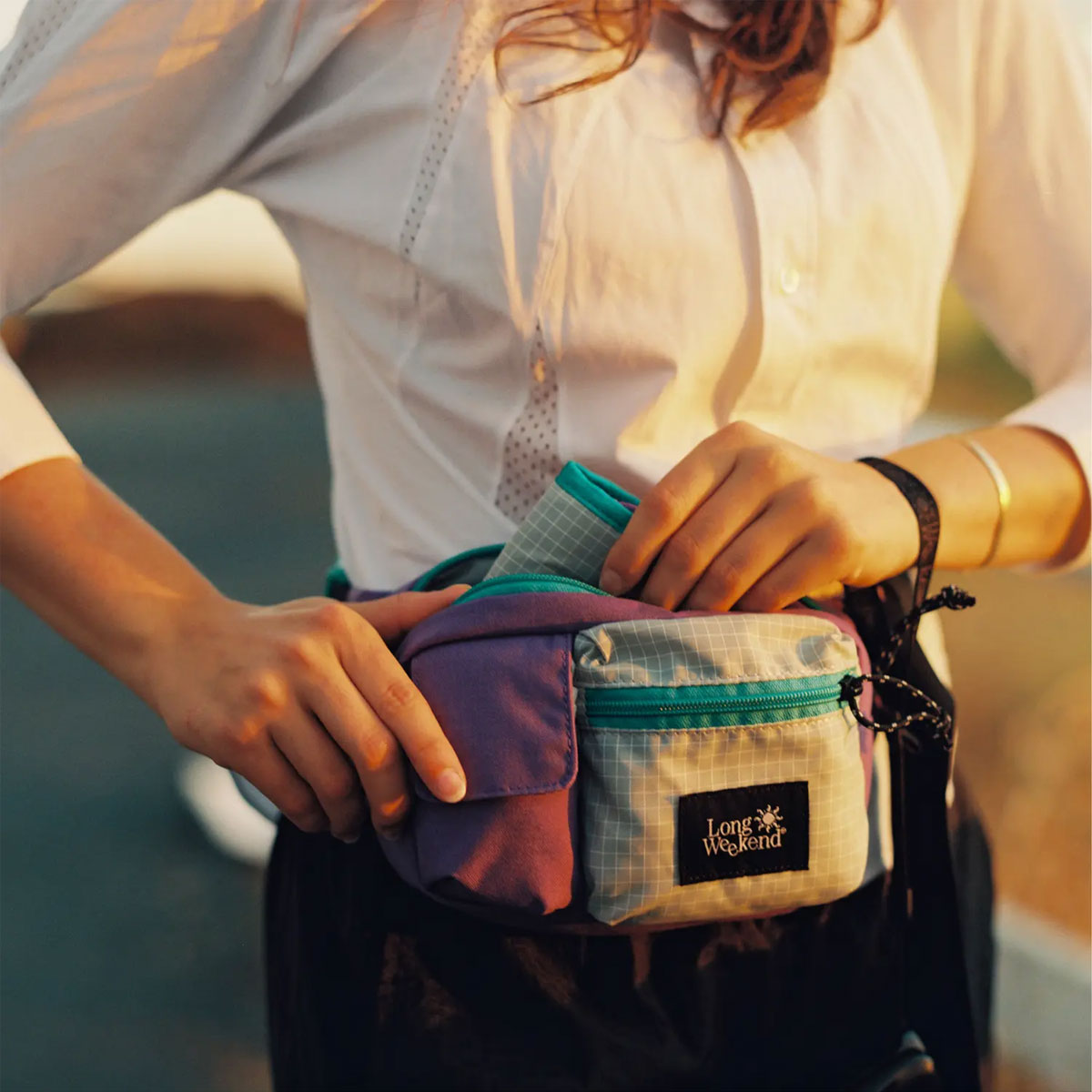 Long Weekend : Monterey Sling : Cosmic Purple
