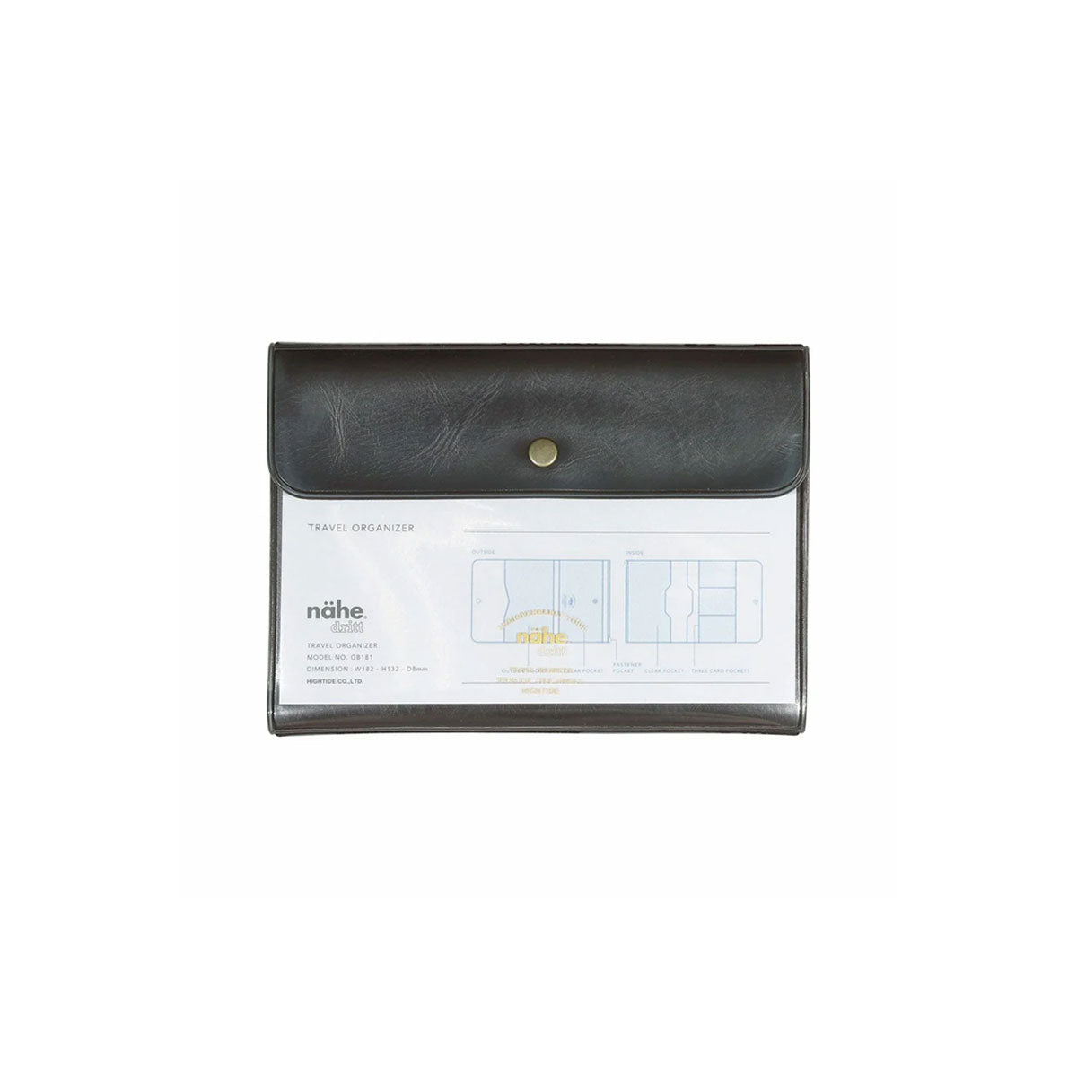 Nähe : Travel Organizer : Clear Grey