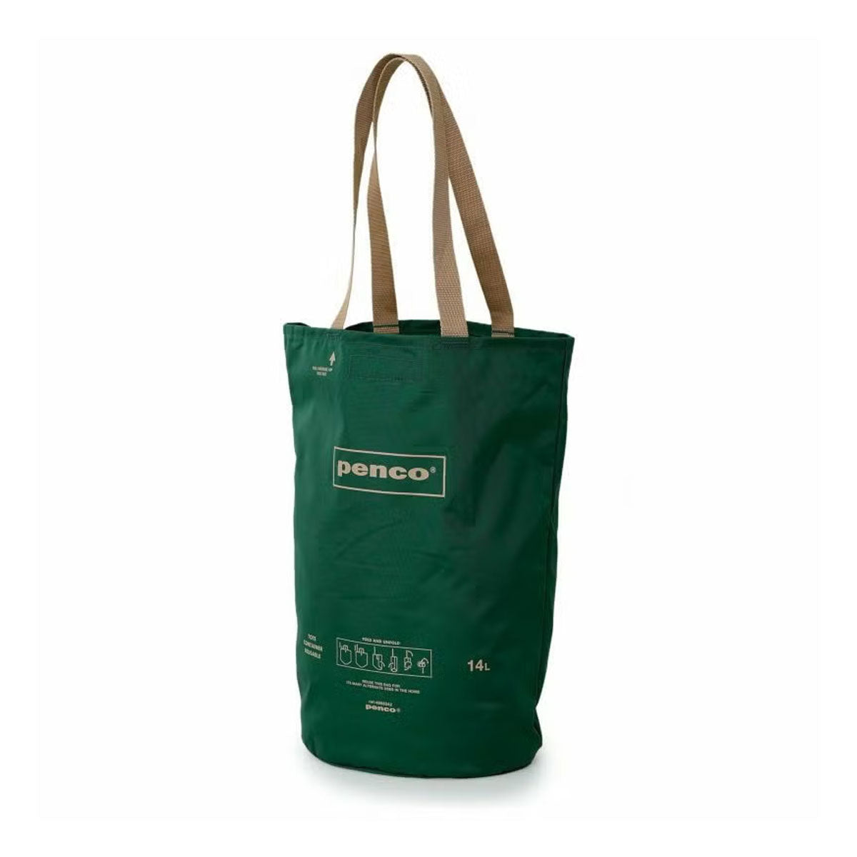 Penco : Bucket Tote (Packable) : Dark Green