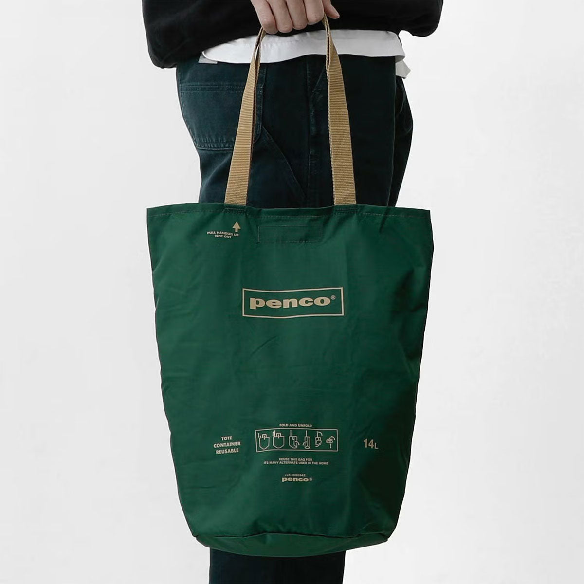 Penco : Bucket Tote (Packable) : Dark Green