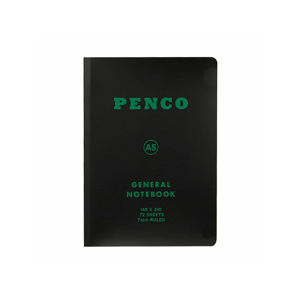 Penco : Soft PP Notebook A5 Ruled : Black
