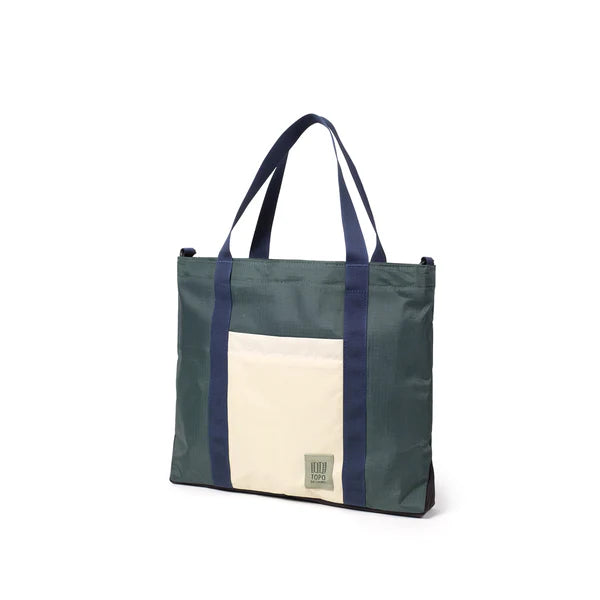 Topo Designs : Mountain Essential Tote : Forest / Bone White