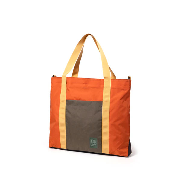 Topo Designs : Mountain Essential Tote : Woodland / Terracotta