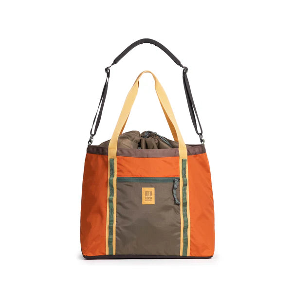 Topo Designs : Mountain Utility Tote : Woodland / Terracotta