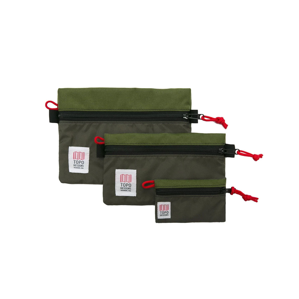 Topo Designs : Accessory Bag : Olive/Olive