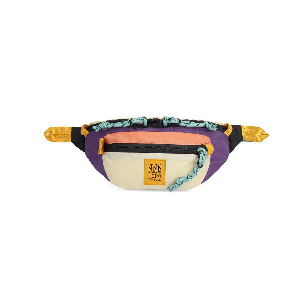 Topo Designs : Mountain Waist Pack : Loganberry/Bone White