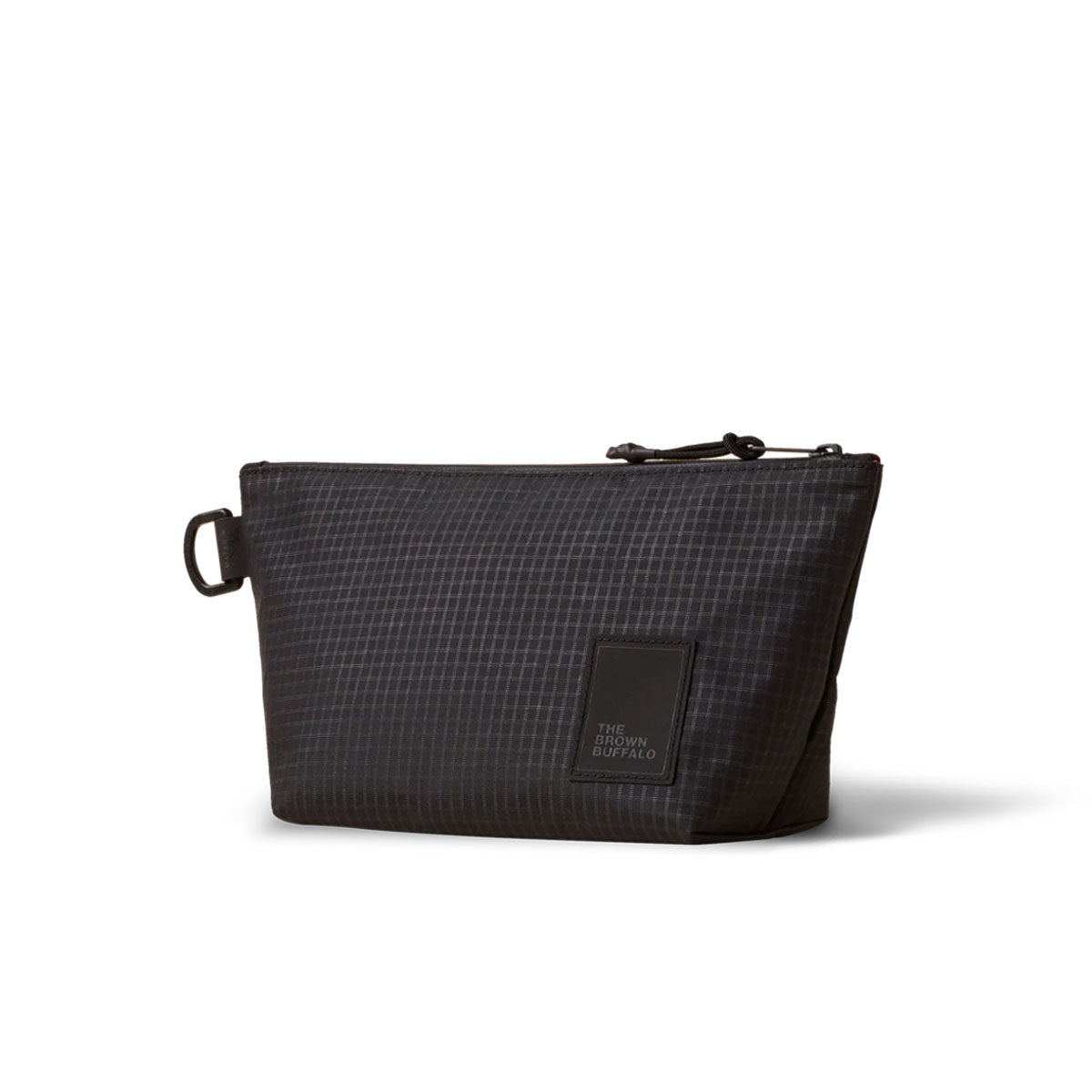 The Brown Buffalo : Dopp Kit : Black Grid