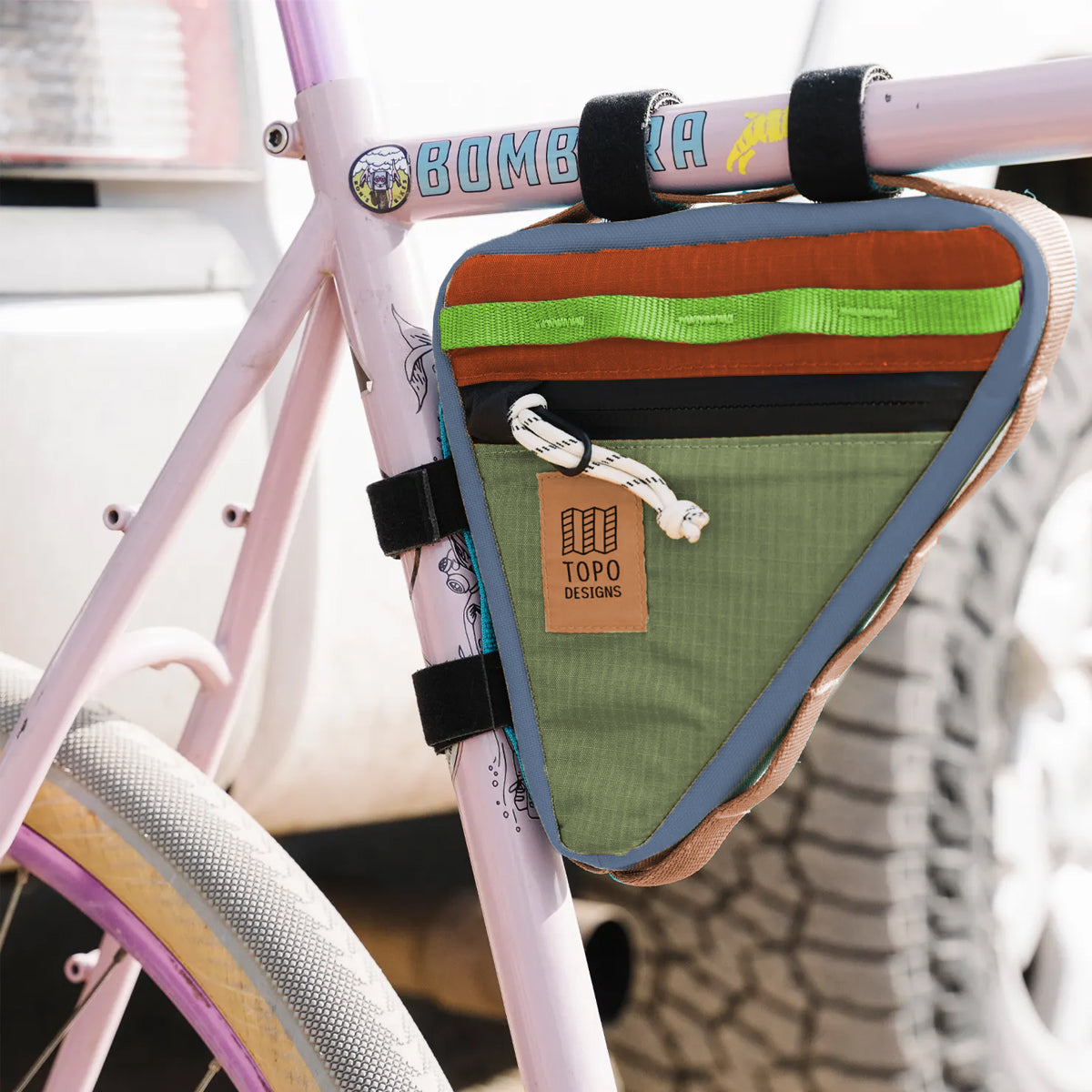 Topo Designs : Frame Bike Bag : Very Peri/Forest