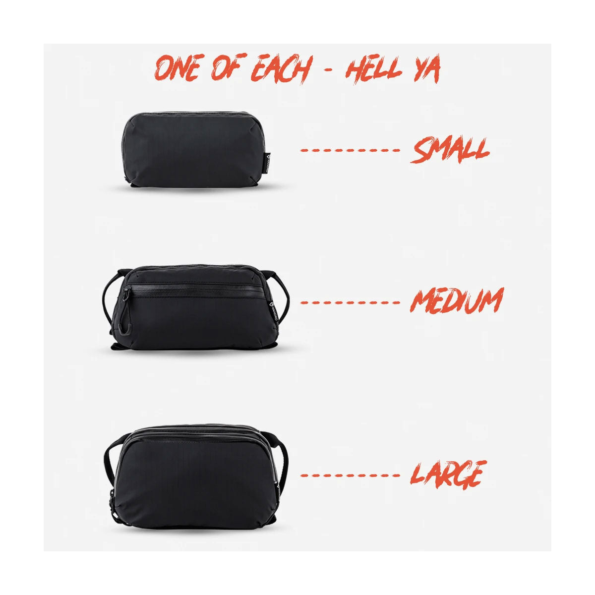 [PO] Wandrd : Tech Pouch Large : Black