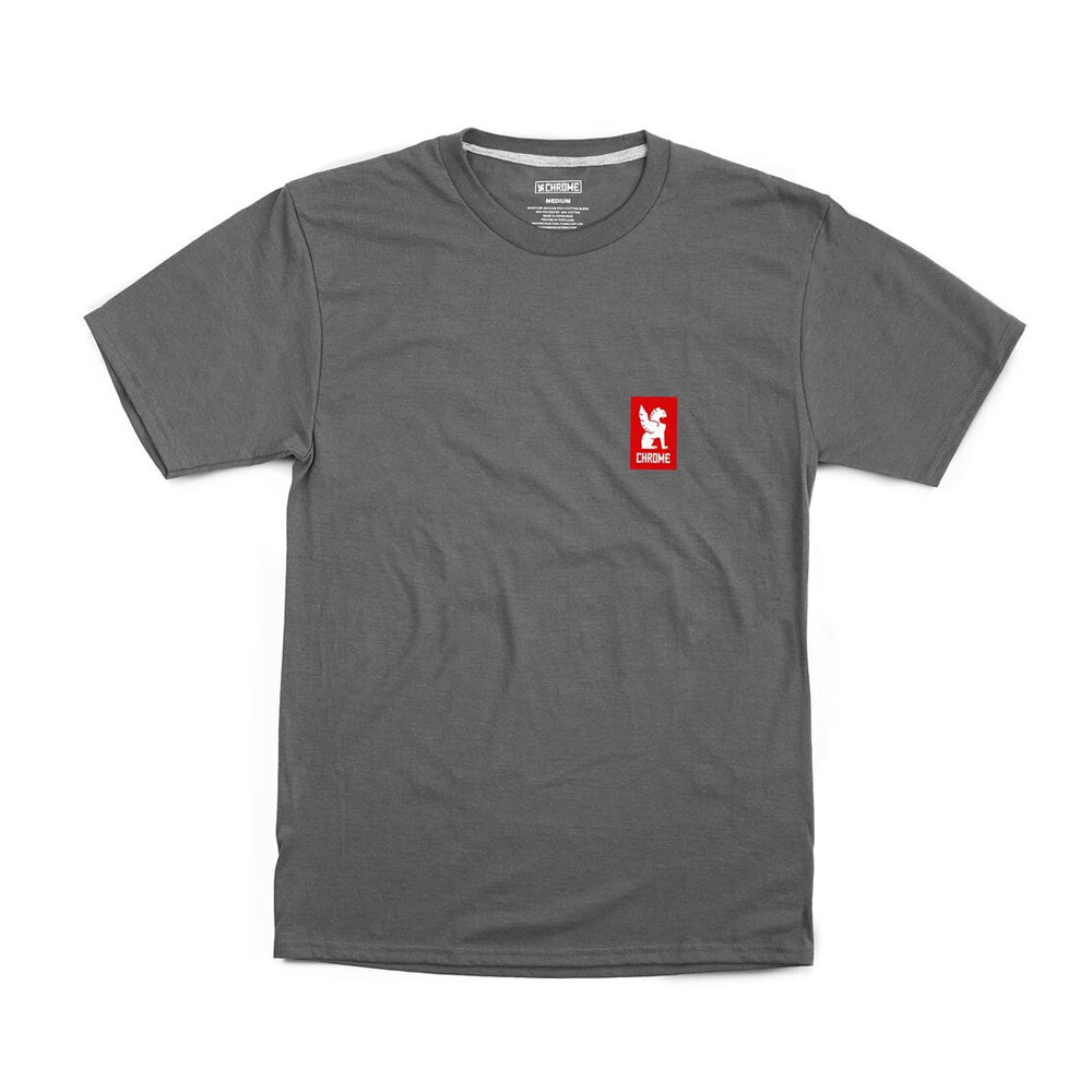 Chrome Industries Vertical Red Logo Tee