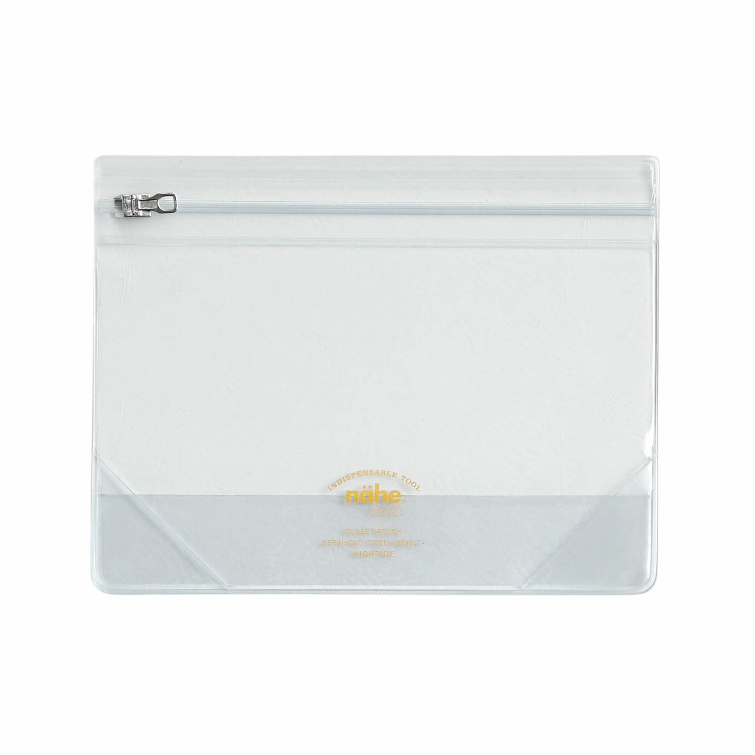 Nähe : Gusset Pouch M : Clear
