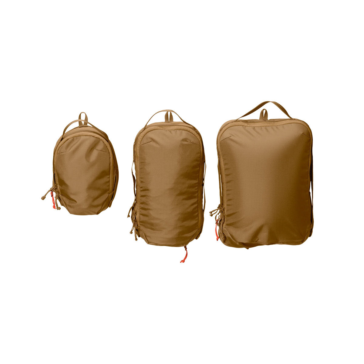 Able CarryのCube Set (Color) Ripstop Tan Able Carry Cube Set (Ripstop) | The Bag Creature