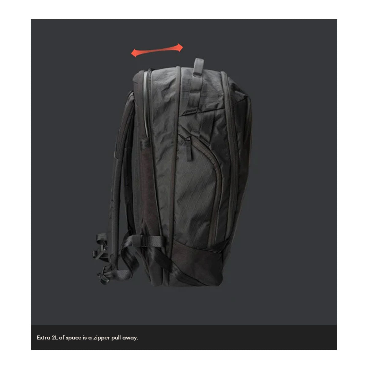 Able Carry : Max Backpack 32L : Ripstop Black (New Version)