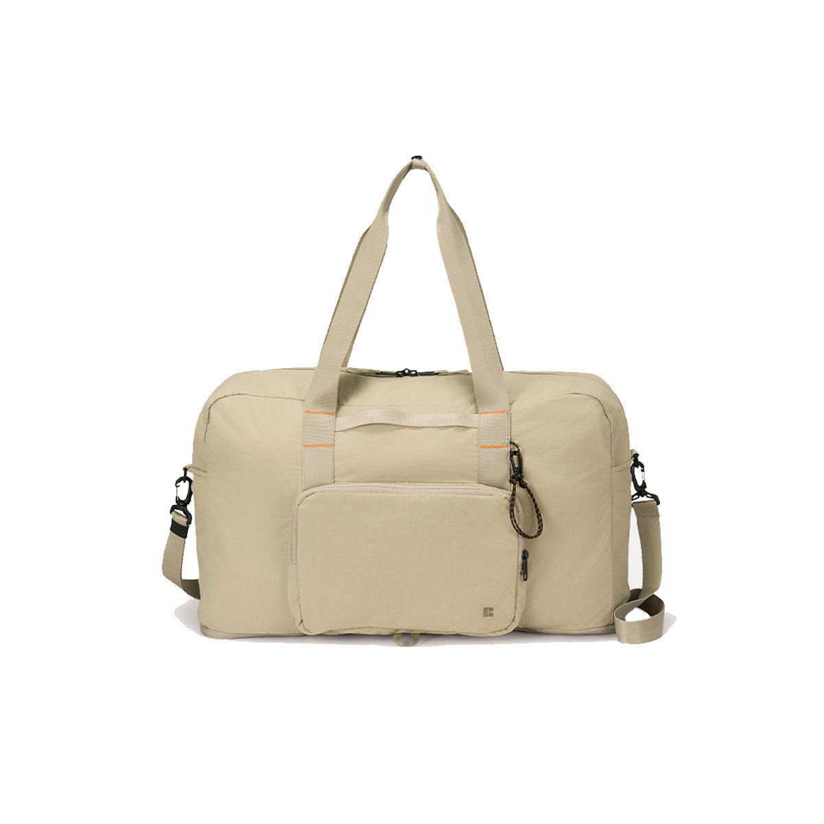 Branden : Multi-packable Boston Bag (29L-36L) : Beige