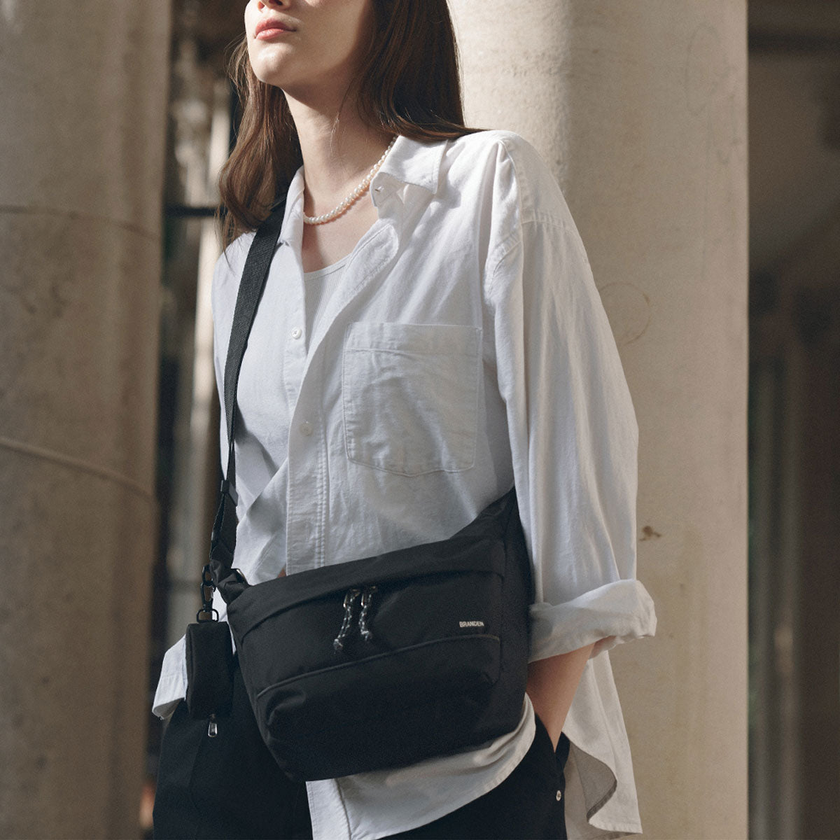 Branden : Safe Cross Body Bag S (RFID) : Black
