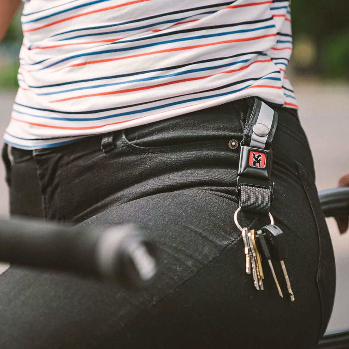 [PO] Chrome Industries : Mini Buckle Key Chain : Radiant Grid