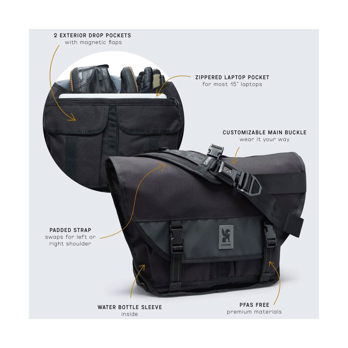 [PO] Chrome Industries : Citizen 15L Messenger Bag : Coyote X