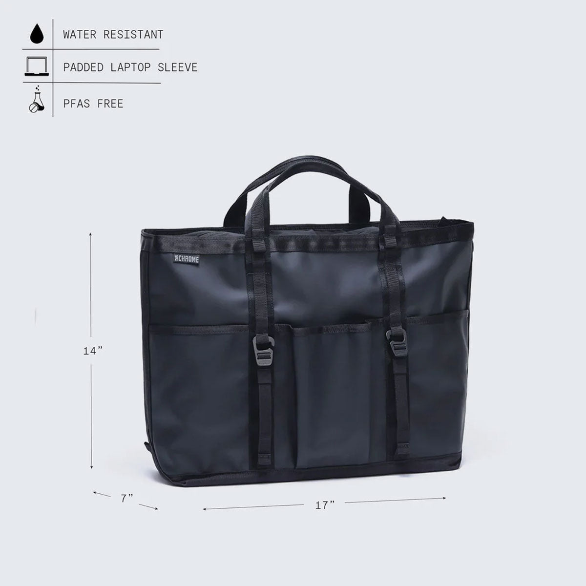 [PO] Chrome Industries : Grocery Tote 28L Messenger : Matte Black