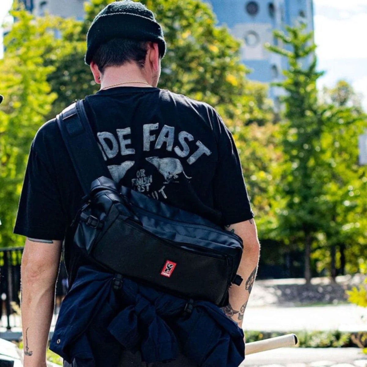 Chrome Industries : Kadet Sling Bag 9L : Black Tarp