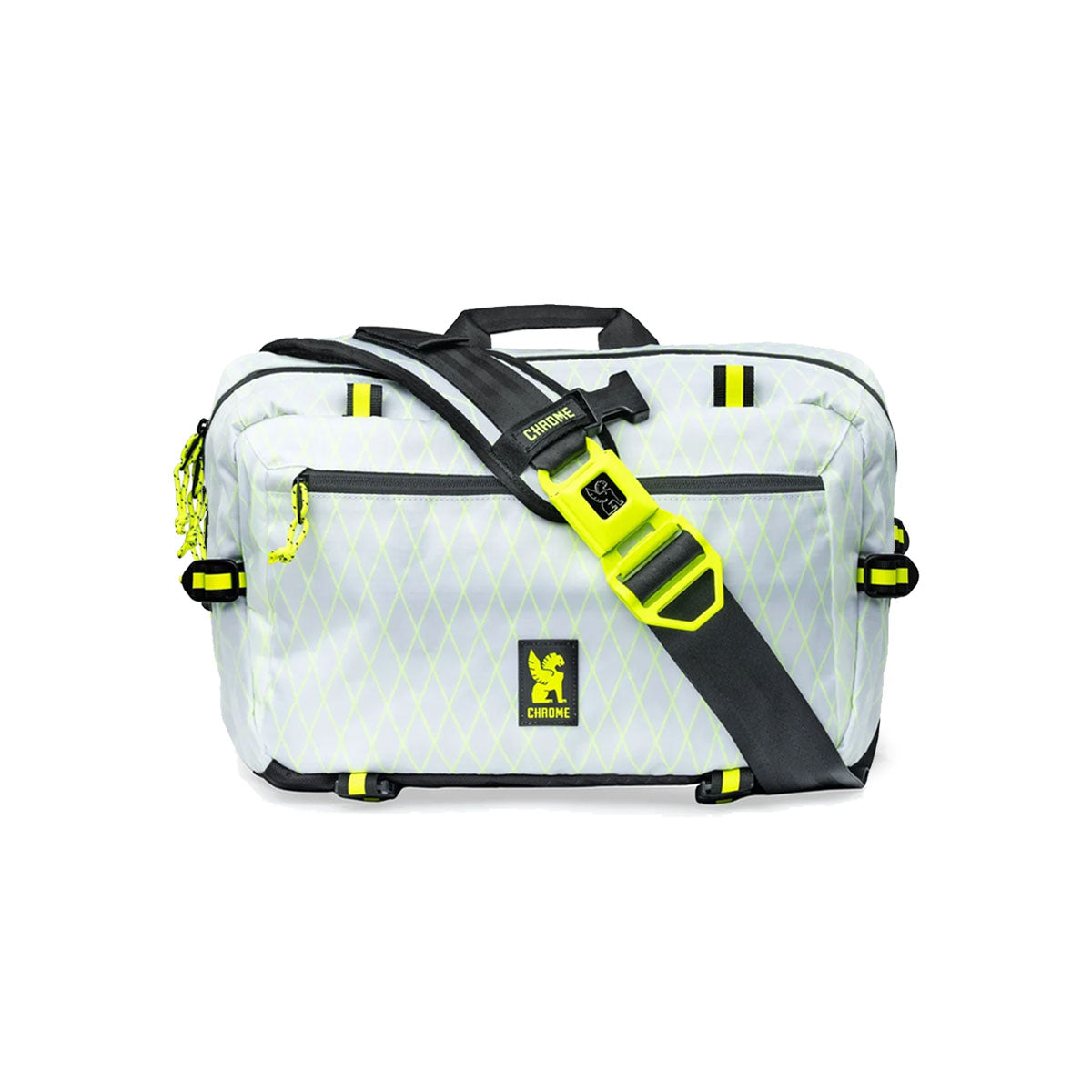 [PO] Chrome Industries : Kadet Max 15L Sling : White/Neon Yellow X