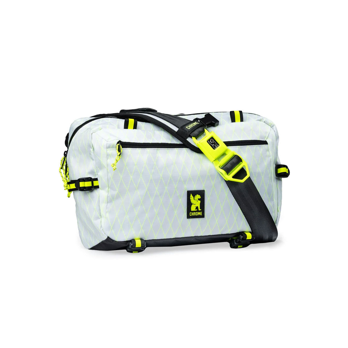 [PO] Chrome Industries : Kadet Max 15L Sling : White/Neon Yellow X