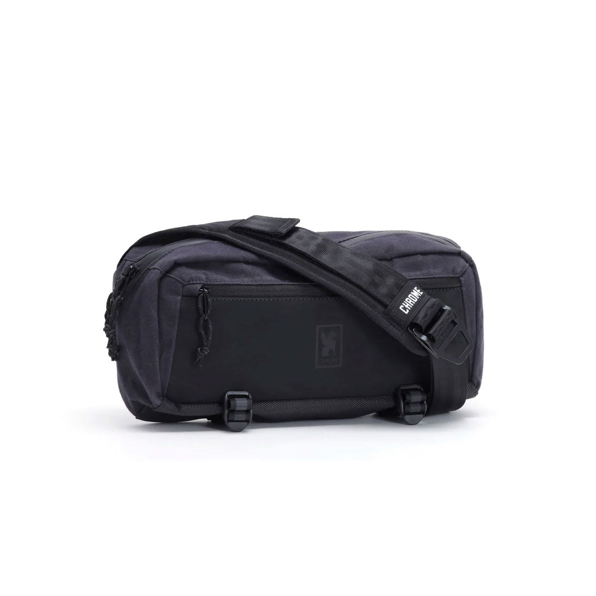 Chrome Industries : Mini Kadet 5L Sling Bag : Black Canvas Leather