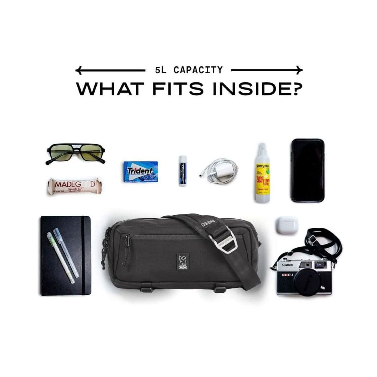 【新品未使用品】CHROME MINI KADET SLING BAG　5L Mini Kadet Messenger Sling Bag by Chrome Industries | The Bag Creature