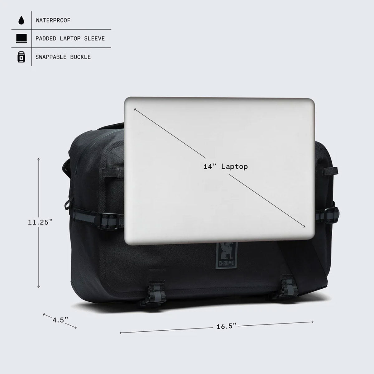 [PO] Chrome Industries : Kadet Max WP 15L :  Future White