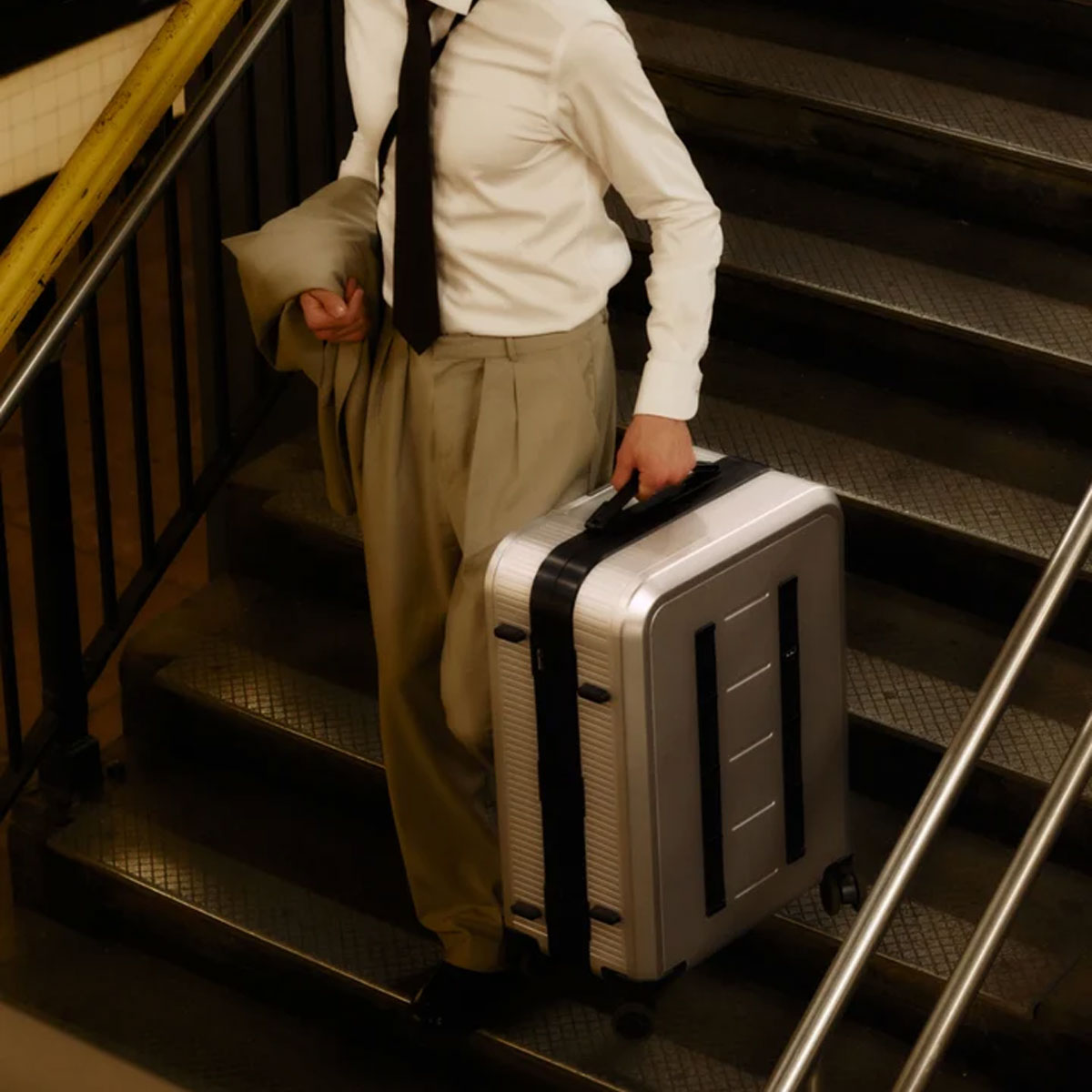 Db Journey : Ramverk Alu Check-in Luggage Large : Silver/Onyx