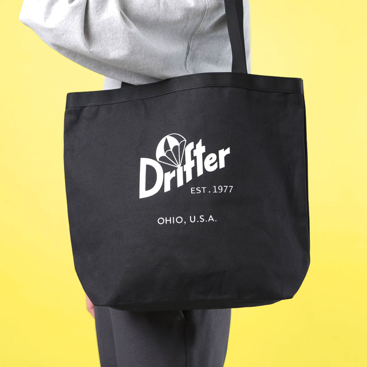 Drifter : Canvas Handle Tote : Black