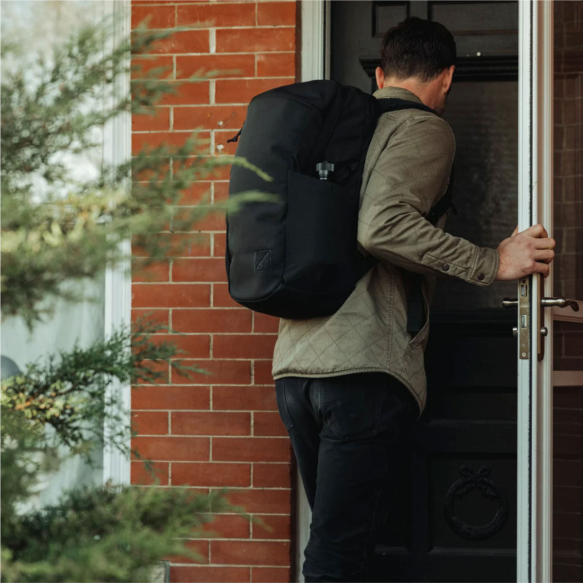 [PO] EVERGOODS : Civic Half Zip 26L : Solution Dyed Black (Updated Version)