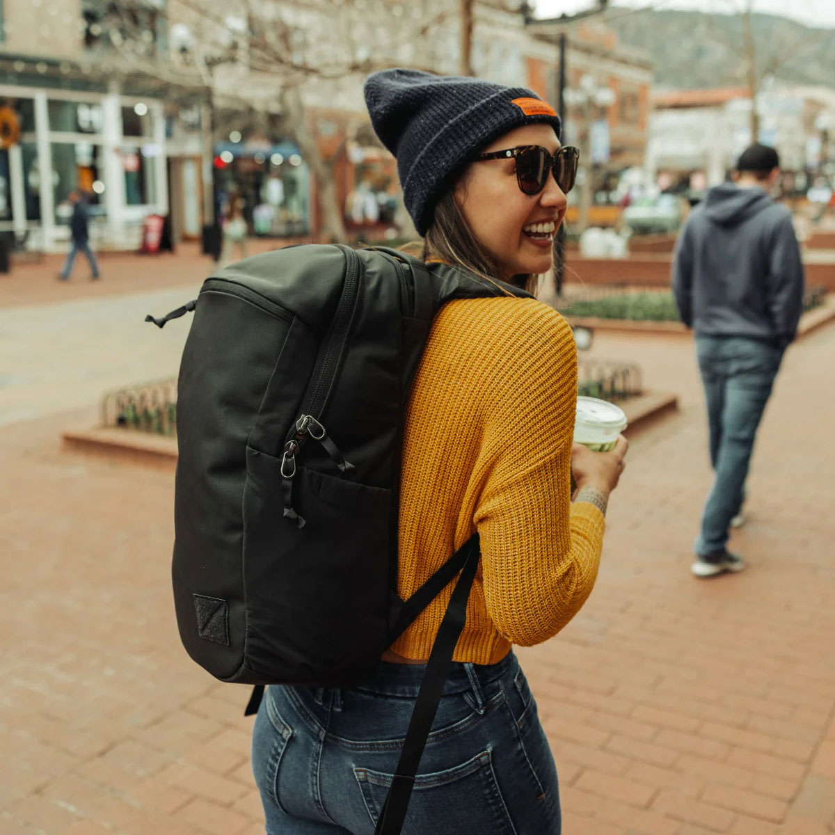 [PO] EVERGOODS : Civic Half Zip 26L : Solution Dyed Black (Updated Version)