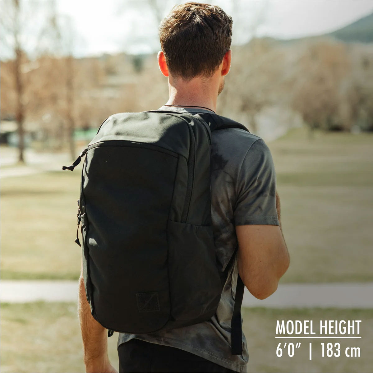 [PO] EVERGOODS : Civic Half Zip 26L : Solution Dyed Black (Updated Version)