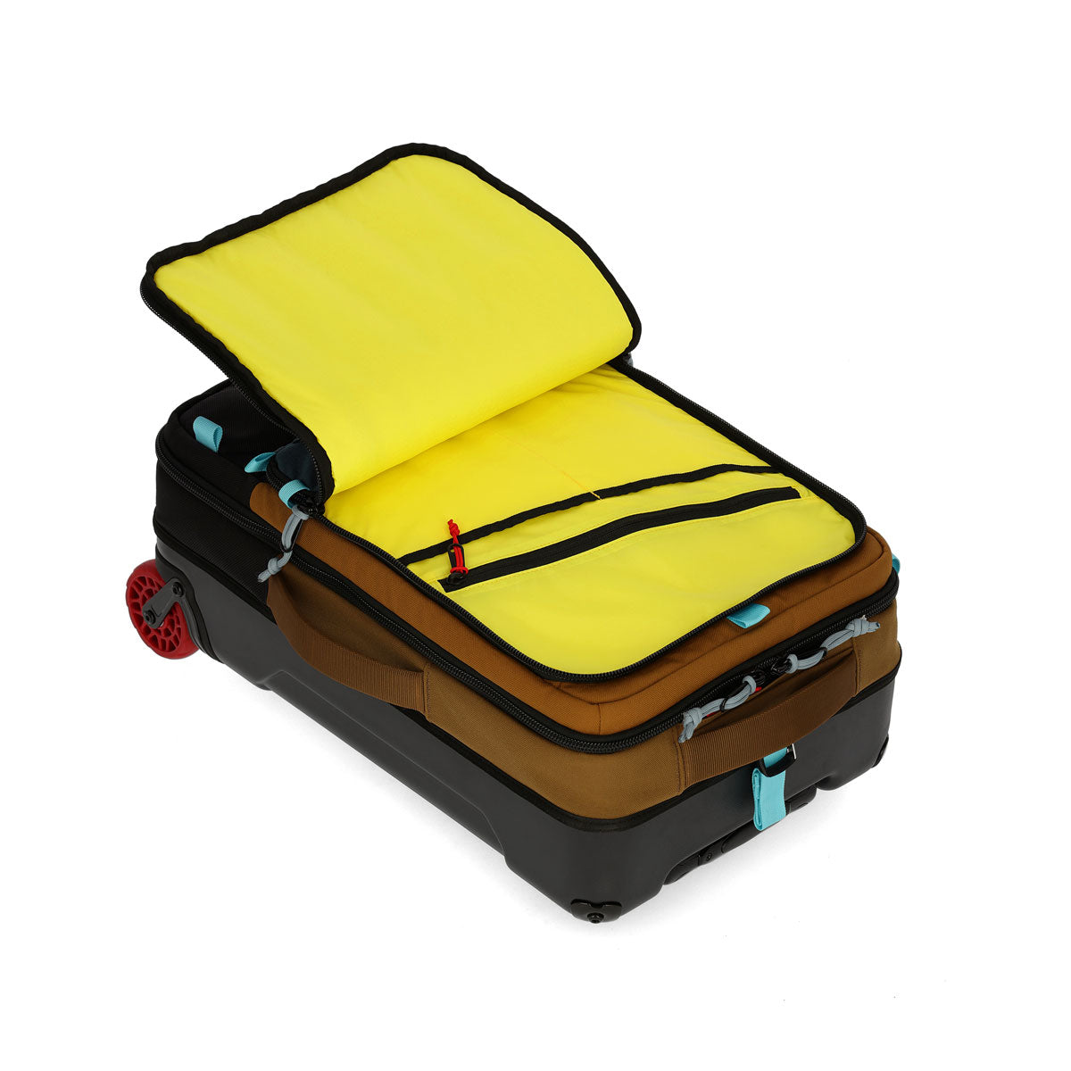 Topo Designs : Global Travel Bag Roller 44L : Desert Palm/Pond Blue