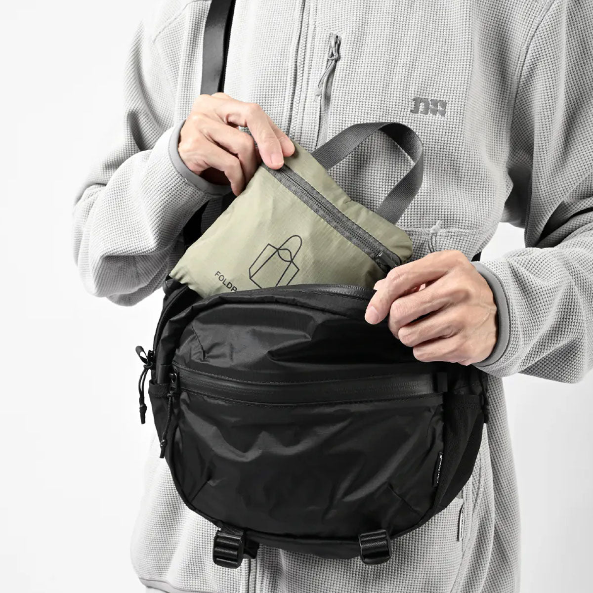 [PO] Fyber Forma : Foldpack Tote 18L : Black