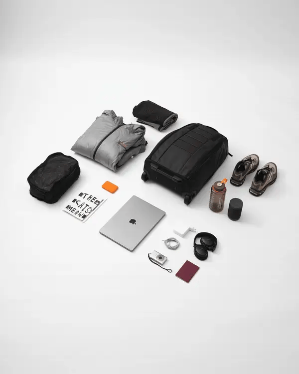 Db Journey : Hugger Roller Bag 40L Carry-on : Black Out