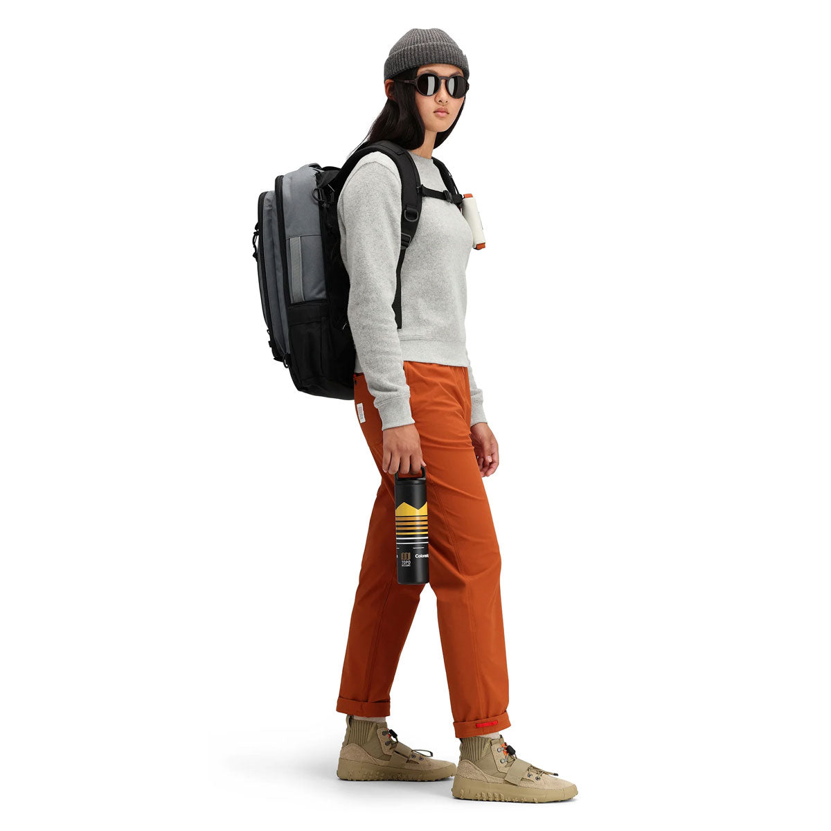 Topo Designs : Global Travel Bag 30L : Dark Denim/Burgundy