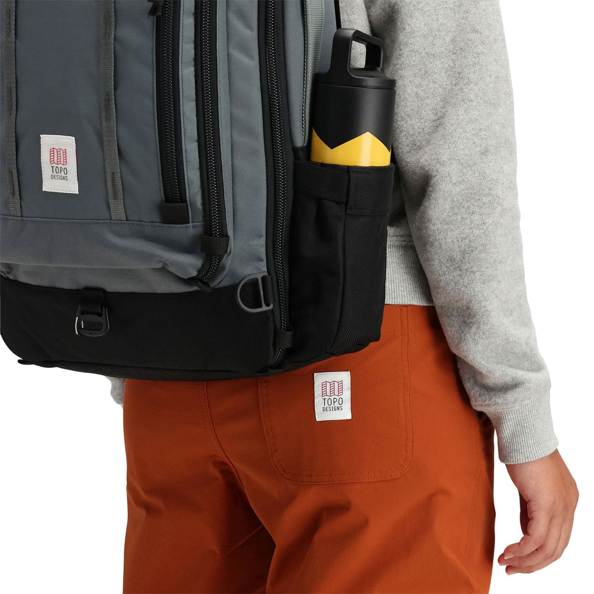 Topo Designs : Global Travel Bag 30L : Dark Denim/Burgundy
