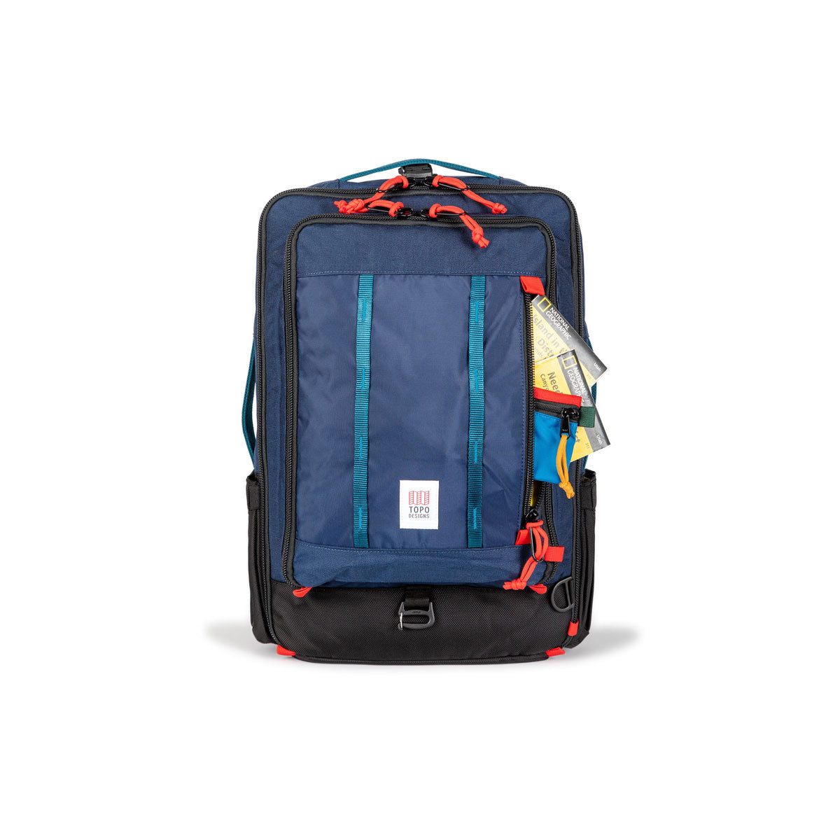 Topo Designs : Global Travel Bag 30L : Dark Denim/Burgundy