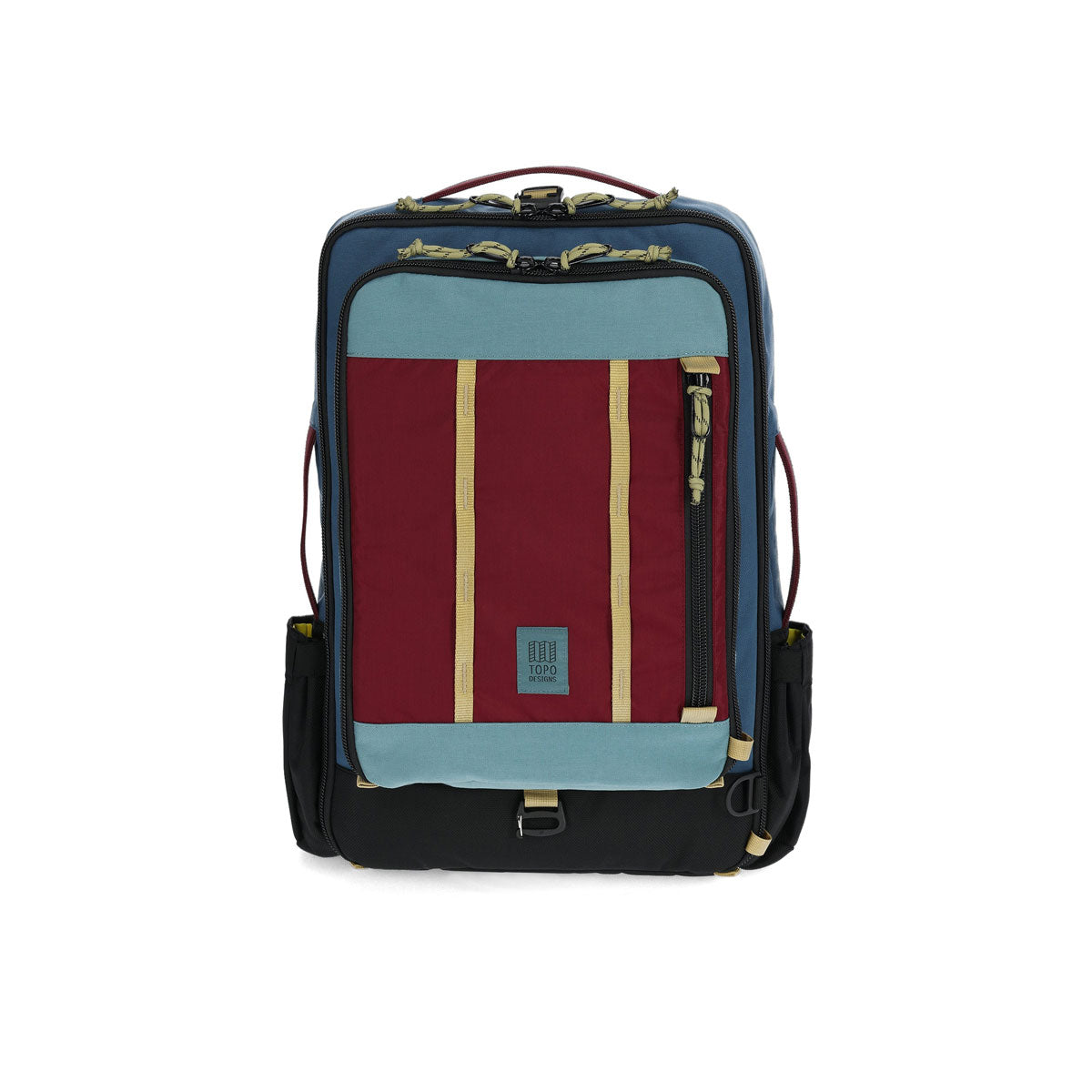 Topo Designs : Global Travel Bag 30L : Dark Denim/Burgundy