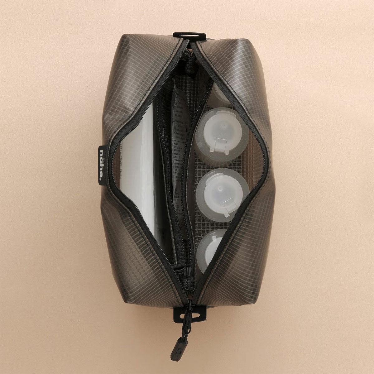 Nähe : Soft Grid Pouch L : Clear