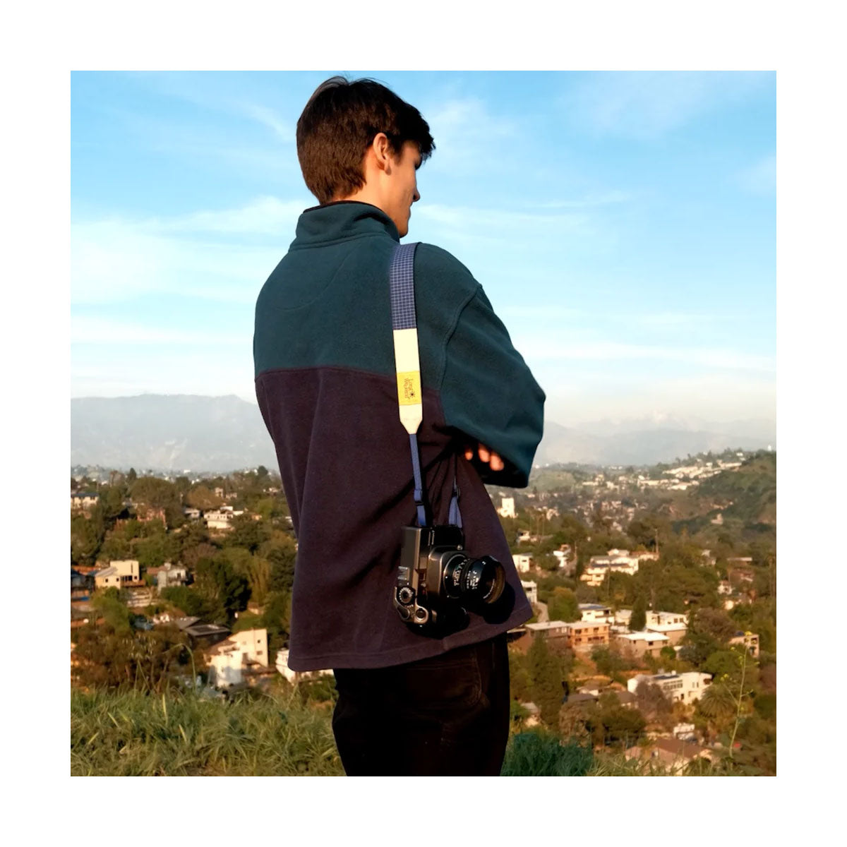 Long Weekend : Camera Neck Strap : Creme Multi