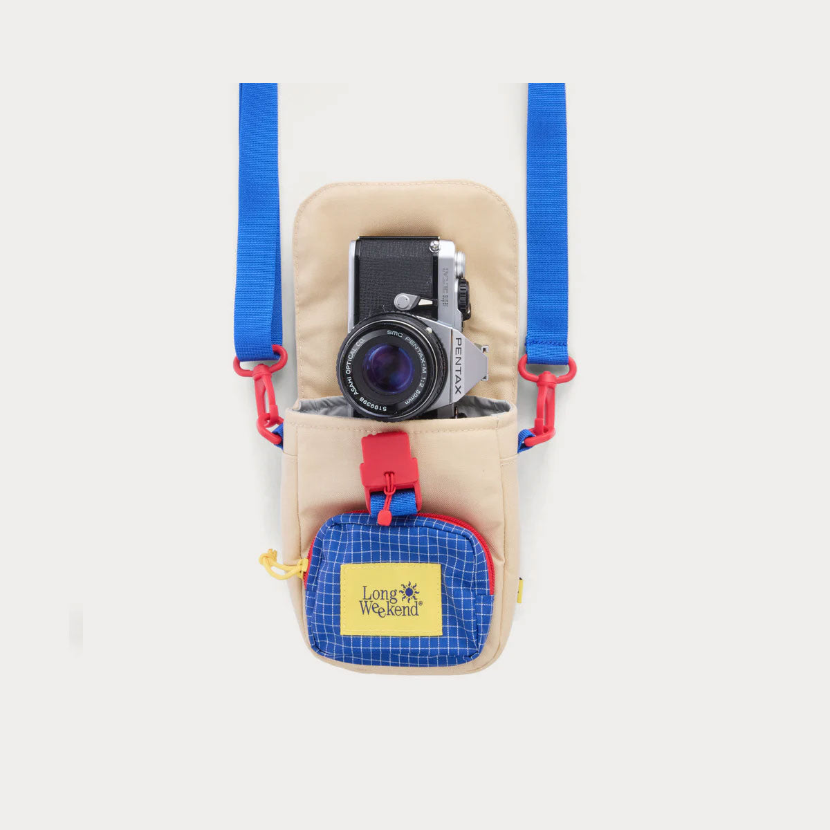Long Weekend : Crossbody Camera Pouch : Creme
